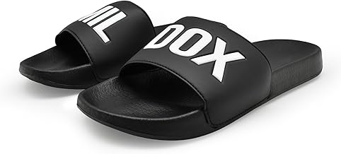 SMILODOX Badelatschen Herren Damen Corbin - Rutschfeste Badeschuhe, Komfortable Latschen Hausschuhe Sommer Slippers Pantoletten, Weiches Badeschlappen für Strand Indoor-Outdoor, Dicke Sohle