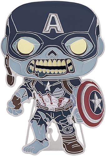Funko Pop! Pin Marvel - What If, Zombie Captain America