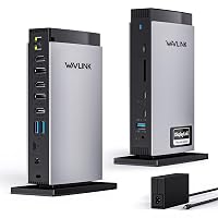 WAVLINK Displaylink Docking Station Triplo Display 4K+Dual 2K