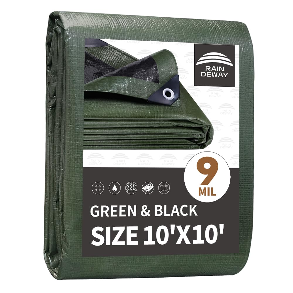 RAINDEWAY 9 Mil 10x10 Tarp