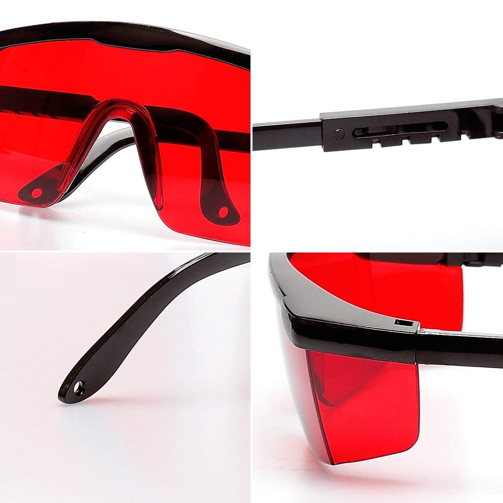 Huepar GL01R Red Laser Enhancement Glasses Eye Protection Safety