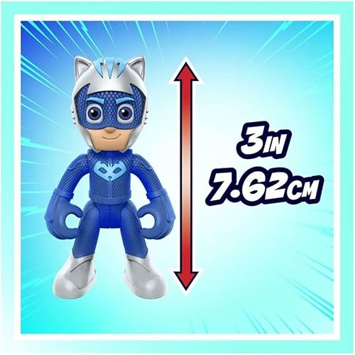 Miniatura 4 de PJ Masks Power Heroes PJ Power Q Playset, set de cuartel general con coche y figura, juguetes de superhéroe para niños y niñas de 3 años en adelante
