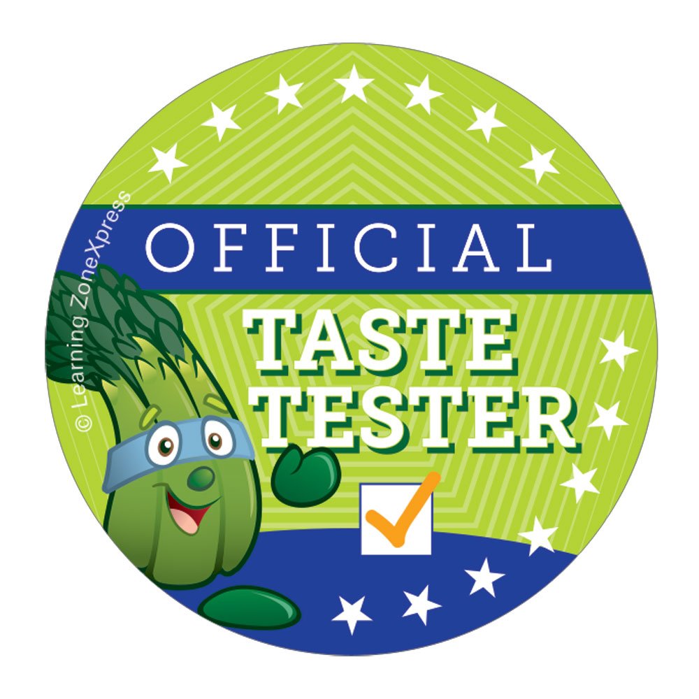 200 School Nutrition Stickers | Official Taste Tester Stickers | 2" Diameter, 4 Designs, 200 Stickers per roll - Image 3