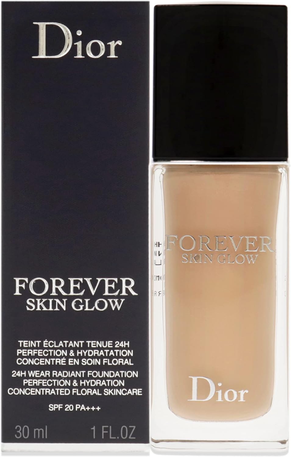 Dior, Forever Skin Glow Foundation 24H – 2 Cool Rosy, 30 ml.
