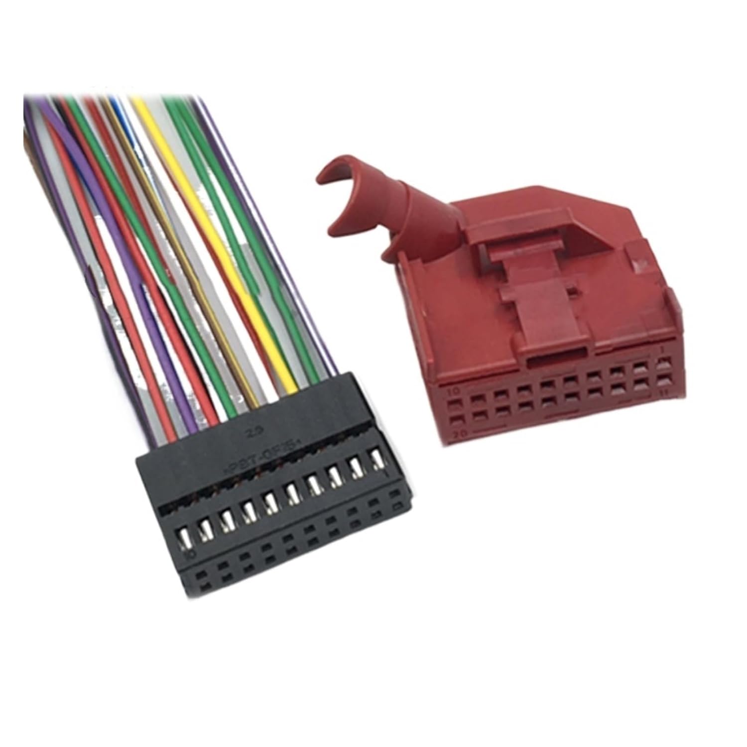 20Pin Car Controller Reversing Plug Gateway Controller Connector Adapter Wire Harness Pigtail Cable 4M0972420 8E0972420(5 Pcs)