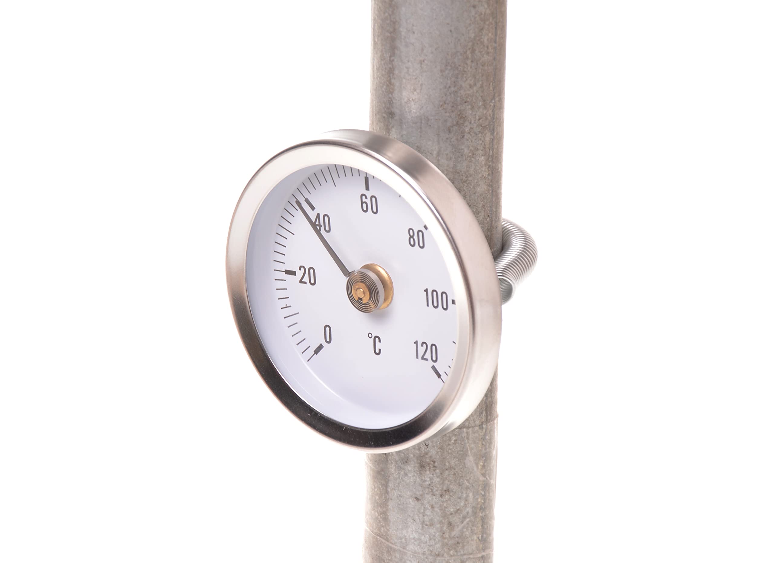Aqbau Bimetall-Thermometer 0–120°C Axial, 40 Mm  Produktbild-Vorschau 3