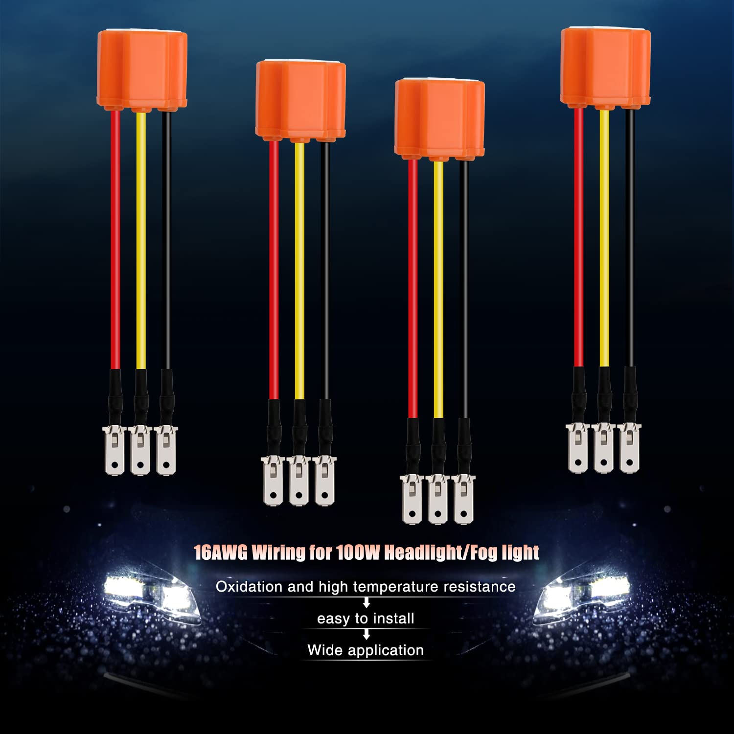 TrAdE Shop Traesio - 2pz Presa Connettore In Ceramica Femmina Cablaggio Faro Portalampada H4 9003 Hb2 65899546 - Foto 8