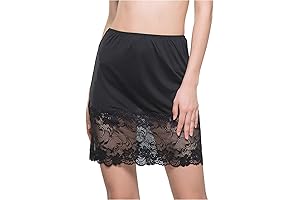 Graceful Elegance: Pure Silk Lace Skirt Unveils Feminine Allure