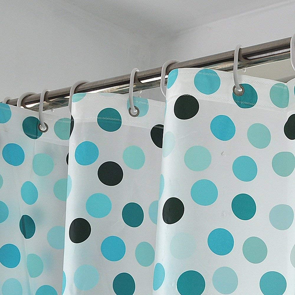 Cortina de ducha Mu Household para baño, cortina de ducha, impermeable, más gruesa, antimoho, sin olor, cortinas antiarrugas, 120 x 180 cm.