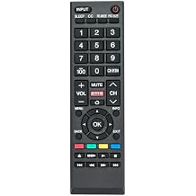 Replacement remote control for all Toshiba TV LCD LED Smart 4K TV No programming required