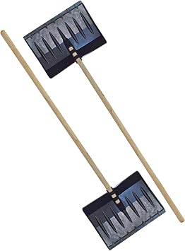 Long Wooden Handle Strong Snow Shovel Spade For Driveways Snow & Debris 1