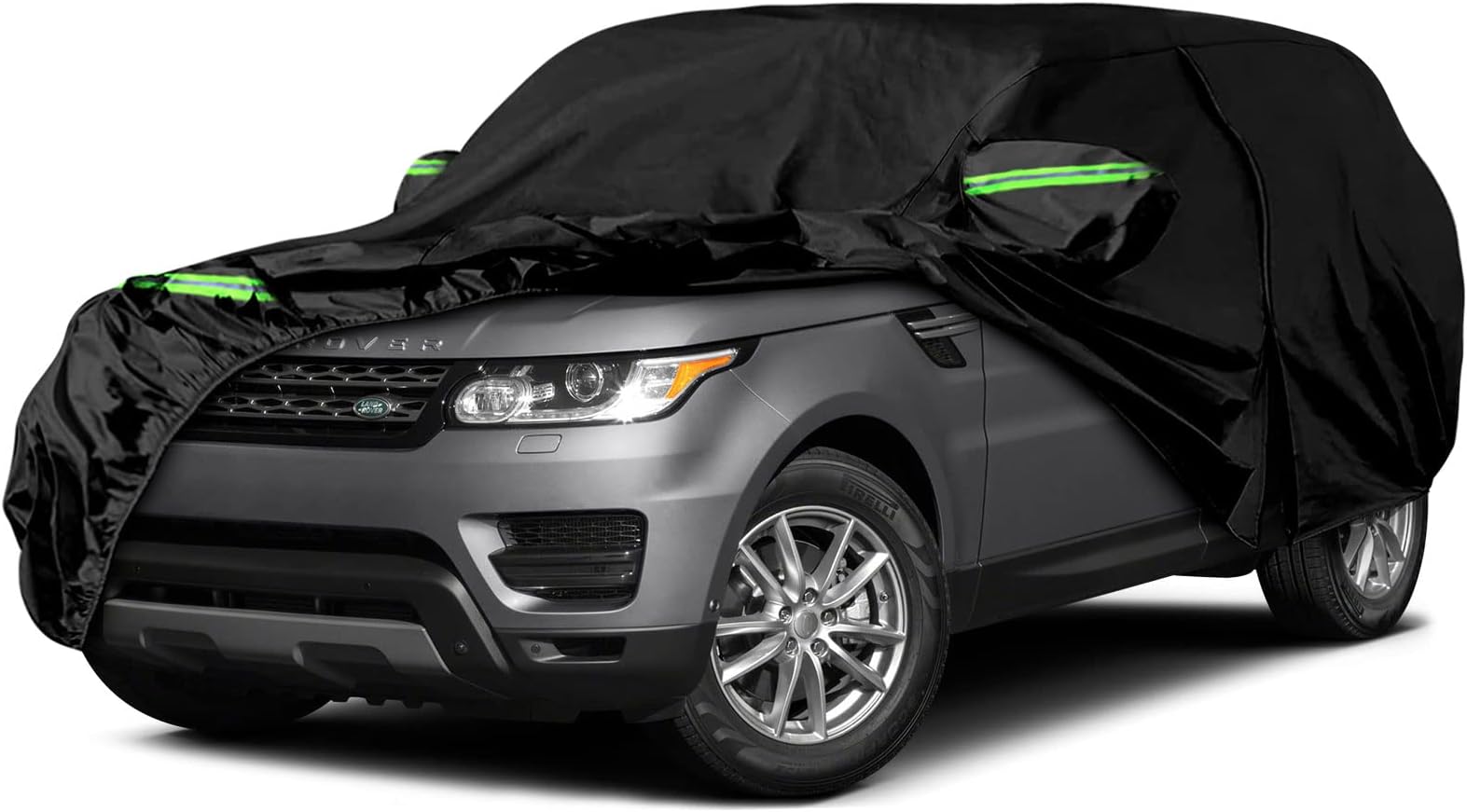 Waterproof Car Covers Replace for 2013-2022 Land Rover Range Rover Sport, 6 Layers All Weather Custom-fit Car Cover with Zipper Door & Windproof Bands for Snow Rain Dust Hail Protection (Sport)