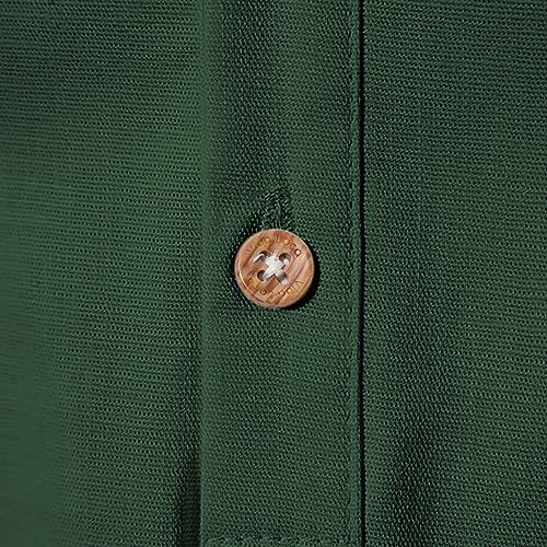 Image of Vida Loca Men's Cotton Linen Plain Stitched Half Sleeve Shirt