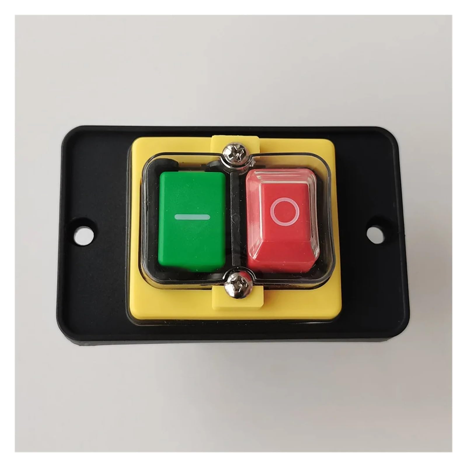 Interruptor pulsador KJD18 de 7 pines, interruptor electromagnético de encendido y apagado con protección contra subtensión y reinicio, 15 (12) A, 230 V CA