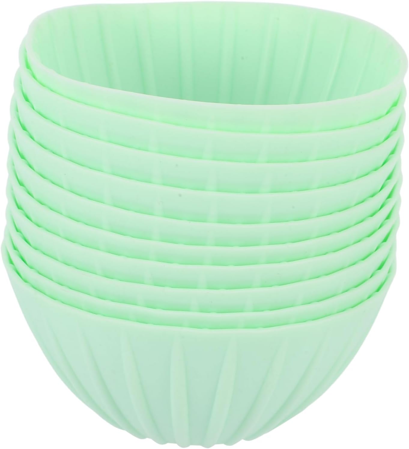 Amosfun 10pcs Silicone Sourdough Proofing Baskets Bread Fermentation Bowls for Home Baking Easy to Clean and Stackable for Sourdough Starter Supplies