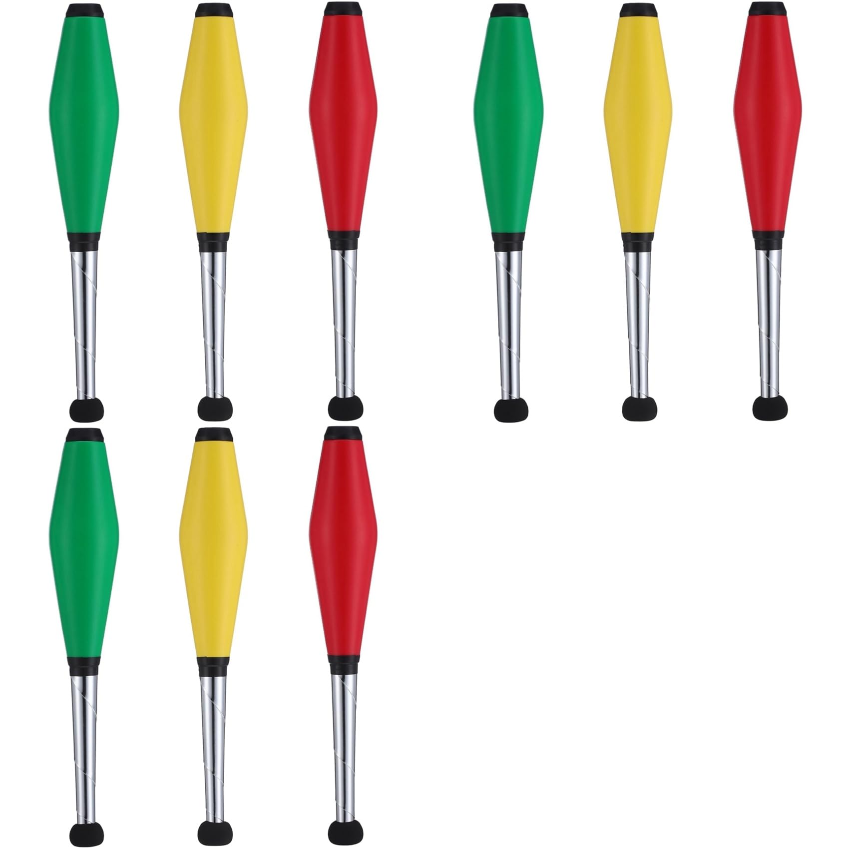 9 Pezzi Bastoncini da Giocoleria Accessori da Giocoleria Bastoncini da Giocoleria da Palco Bastoni per Spettacoli Teatrali Club da Giocoleria Principiante