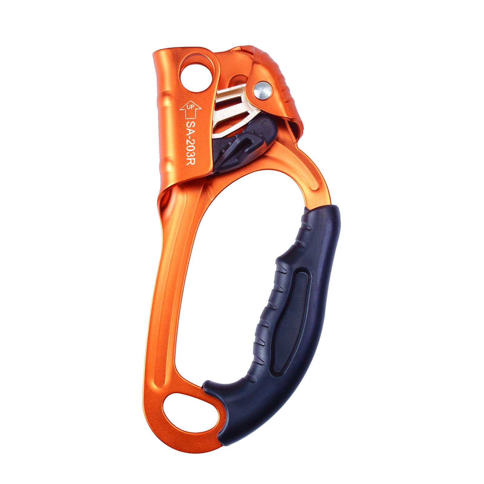 S.E.PEAK UIAA & CE Certified Climbing Rappelling Equip Hand Ascender Left Right Hand for 8-13mm Rope 4kN