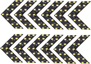 FAVOMOTO 20 Peças Indicador LED De Carro Acessórios De Carro Acessórios De Carro Acessórios De De Carro Acessórios De Brilho De Espelho Luzes Pisca-Pisca De Carro Acessórios