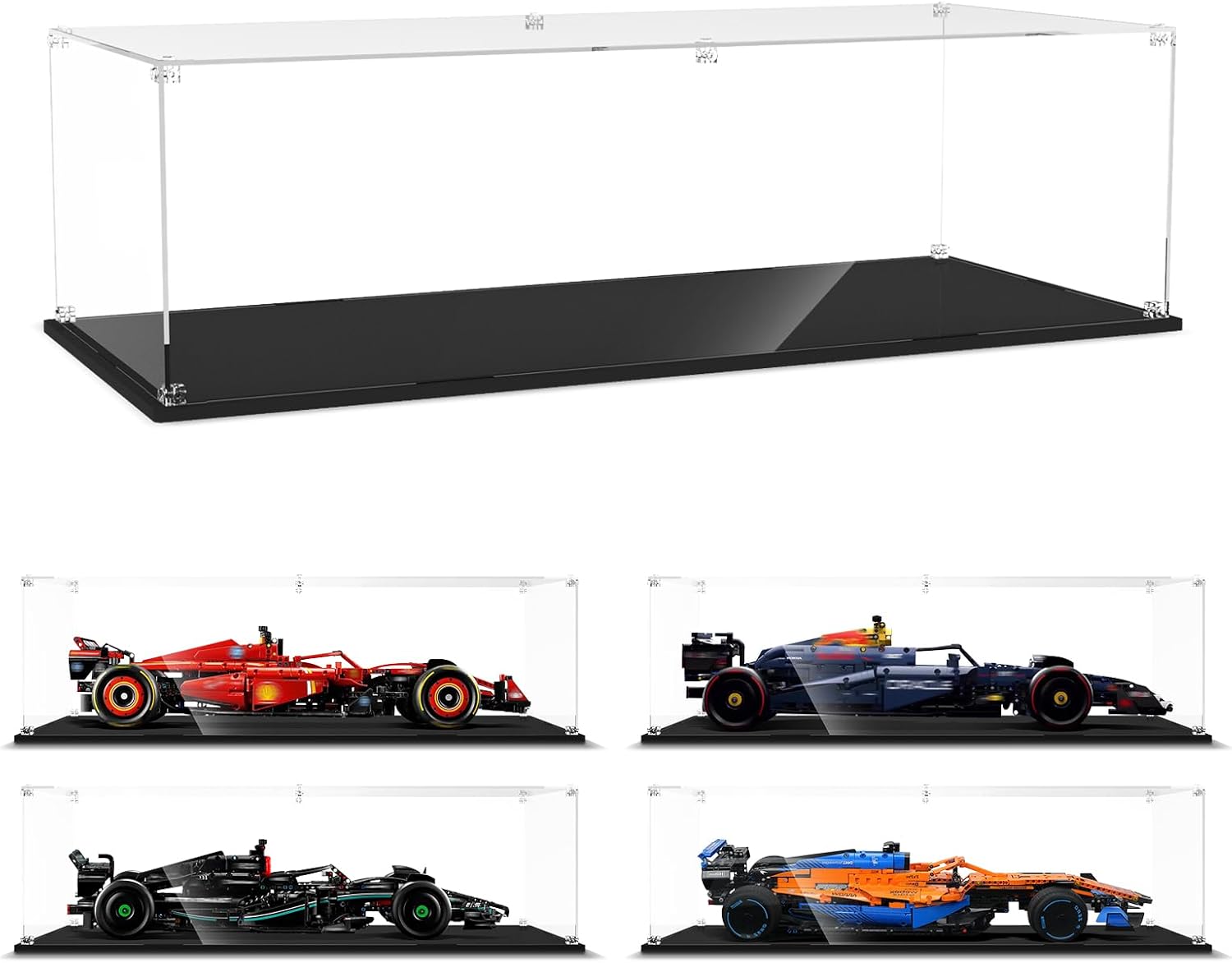 Acrylic Display Case for Lego 76419 Hogwarts Castle, Dust-Proof Protection Box, Custom Fit, 98% Transparency, Showcase Building Model, Gift for Lego Fans