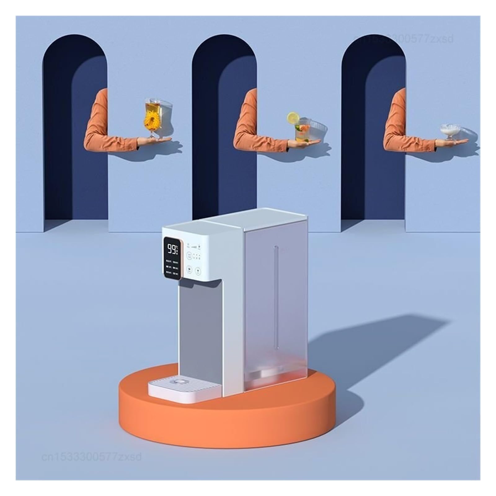 Waterdispenser, bruiswater machine, sodamaker, carbonator - Bluglass