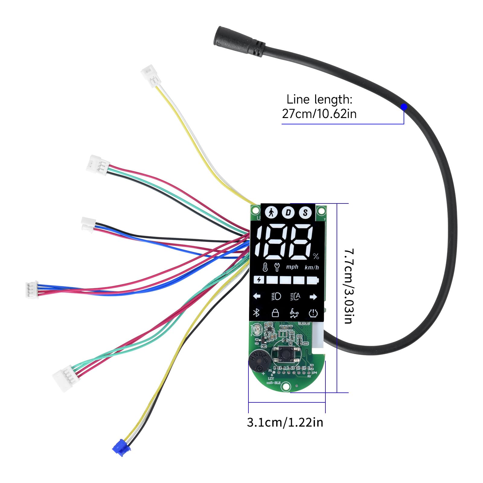 Armaturenbrett für Xiaomi 5, Bluetooth-Panel für Elektroroller, Ersatzteil für Elektroroller