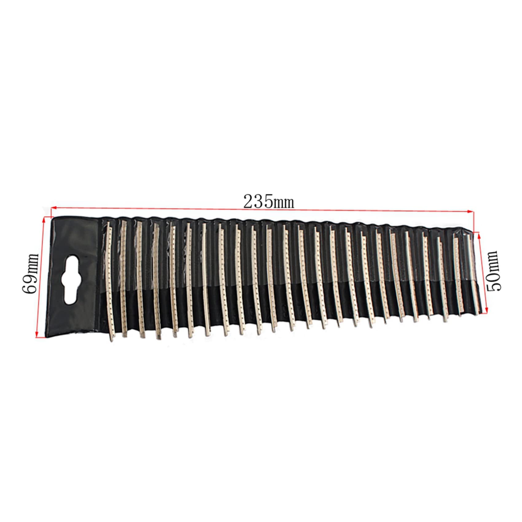 144 Unids/Set Alambre de Traste de Guitarra de Acero Inoxidable 144 Trastes de DiapasóN 2,7Mm para Piezas de Guitarra AcúStica