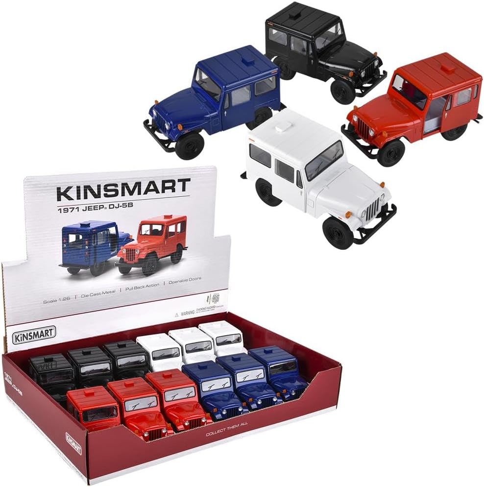 Rhode Island Novelty 5" Die-Cast Pull Back 12 ct