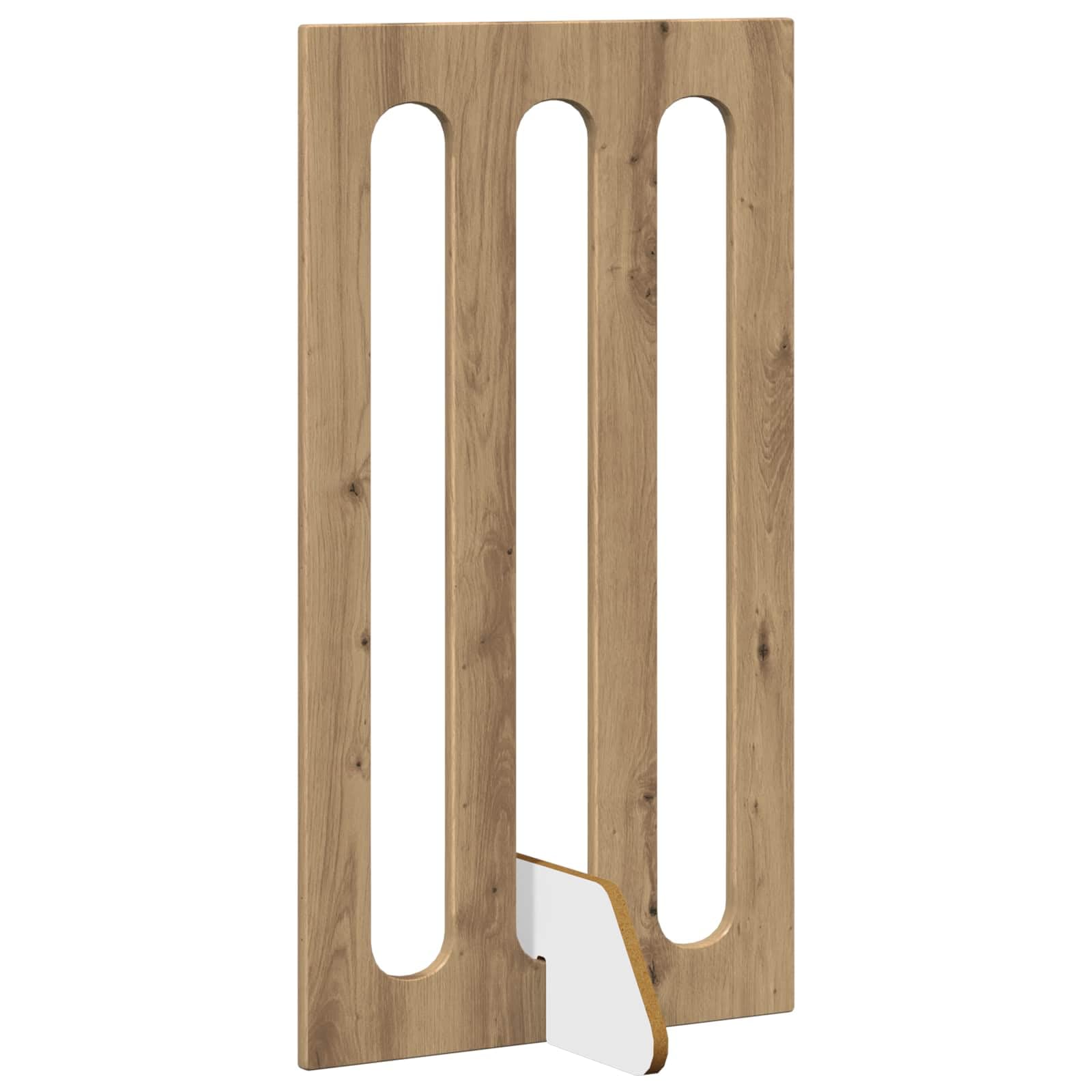 Valla plegable para mascotas de madera de roble Artisan, 201 x 38 x 90 cm, 4 piezas con paneles flexibles para interior, protección y seguridad para perros y cachorros