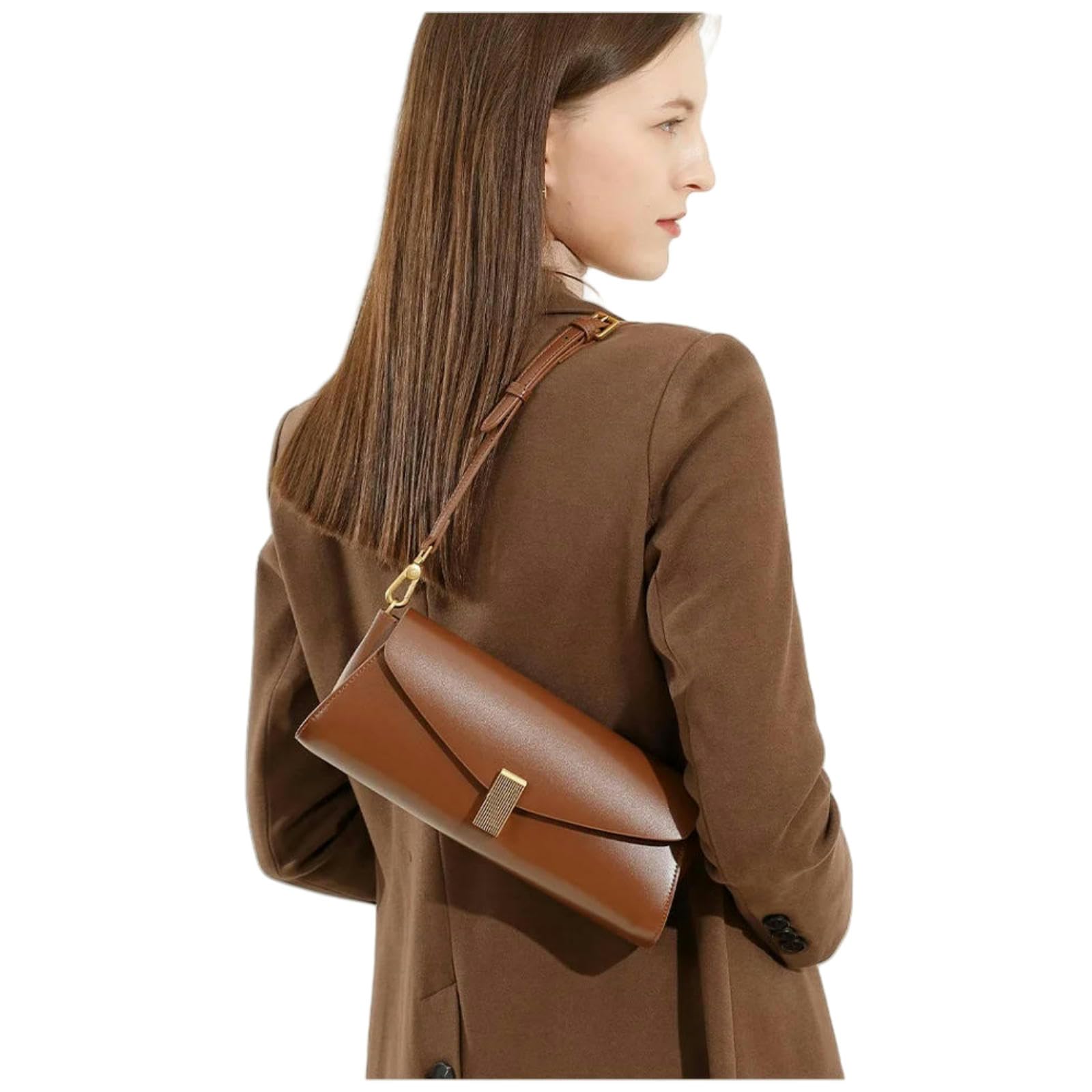 Torebka damska na ramię, luksusowe wzornictwo, wszechstronna torba crossbody, do dojazdów do pracy, torebka pod pachami, prezent kawowy
