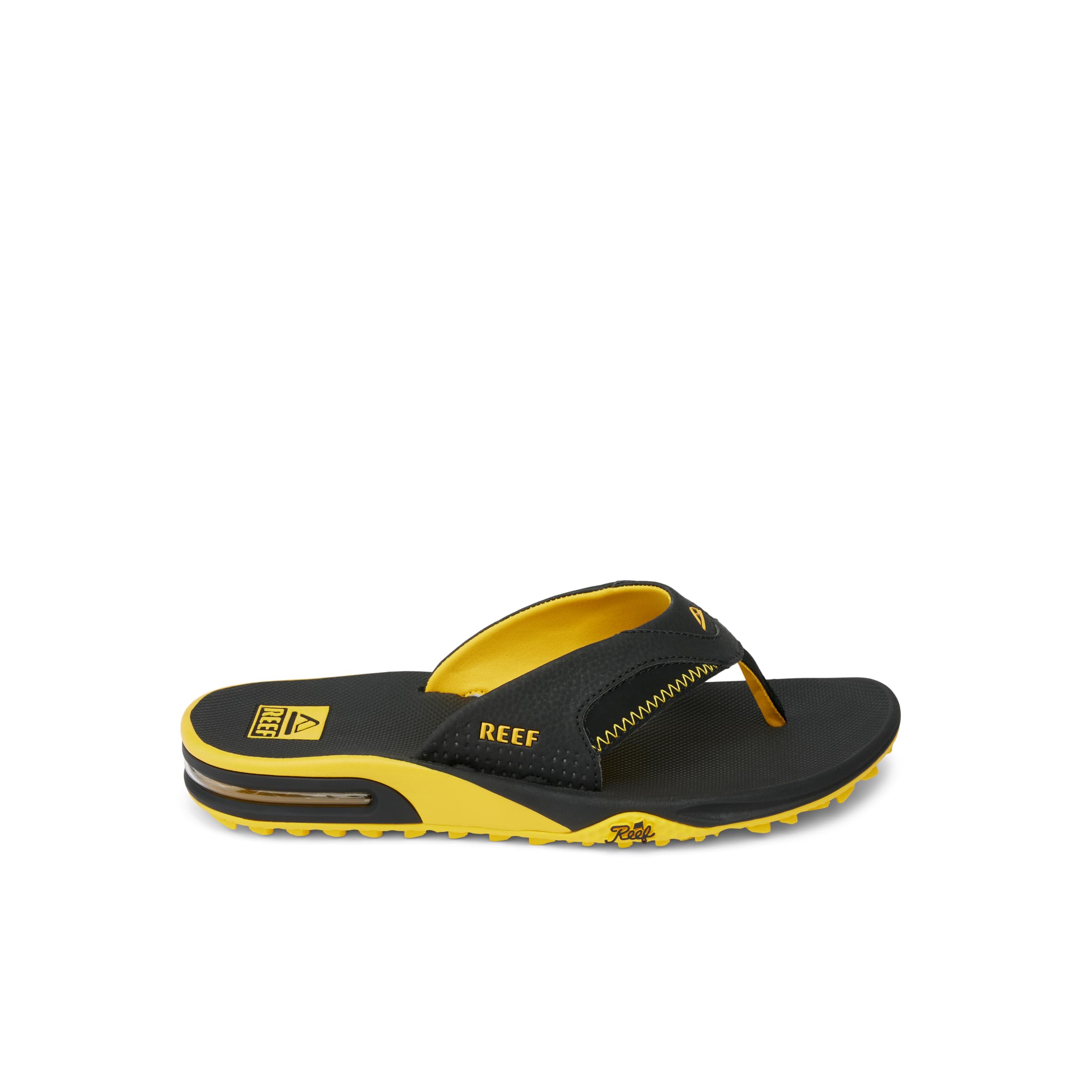 Reef Fanning Pregame Chanclas con abrebotellas para hombre, soporte en el arco, suela duradera, resistentes al agua, Carmesí/Blanco, 45 EU