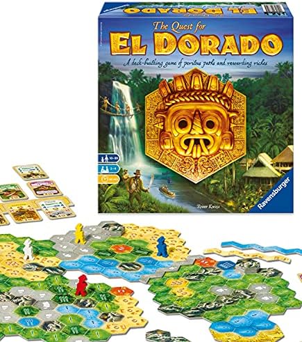 Ravensburger The Quest for El Dorado: Golden Temples Adventure Family Game For Ages 10 & Up