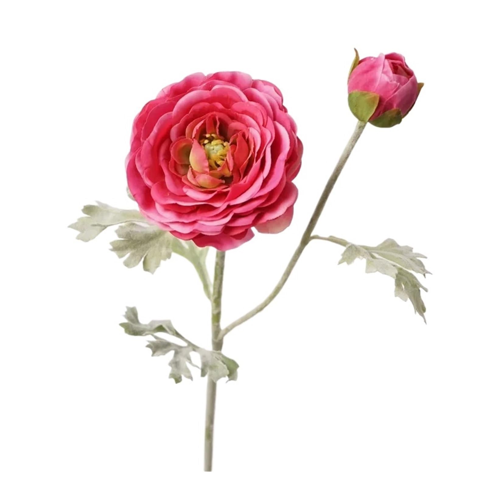 Casetlong 5Pcs Artificial Flowers Bouquet Wedding Decor Party Floral Home Decoration(Rose red)