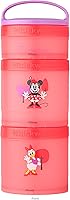 Vista 1 de Whiskware Disney Stackable Snack Containers for Kids and Toddlers, 3 Stackable Snack Cups for School and Travel, Minnie and Daisy Minnie & Daisy