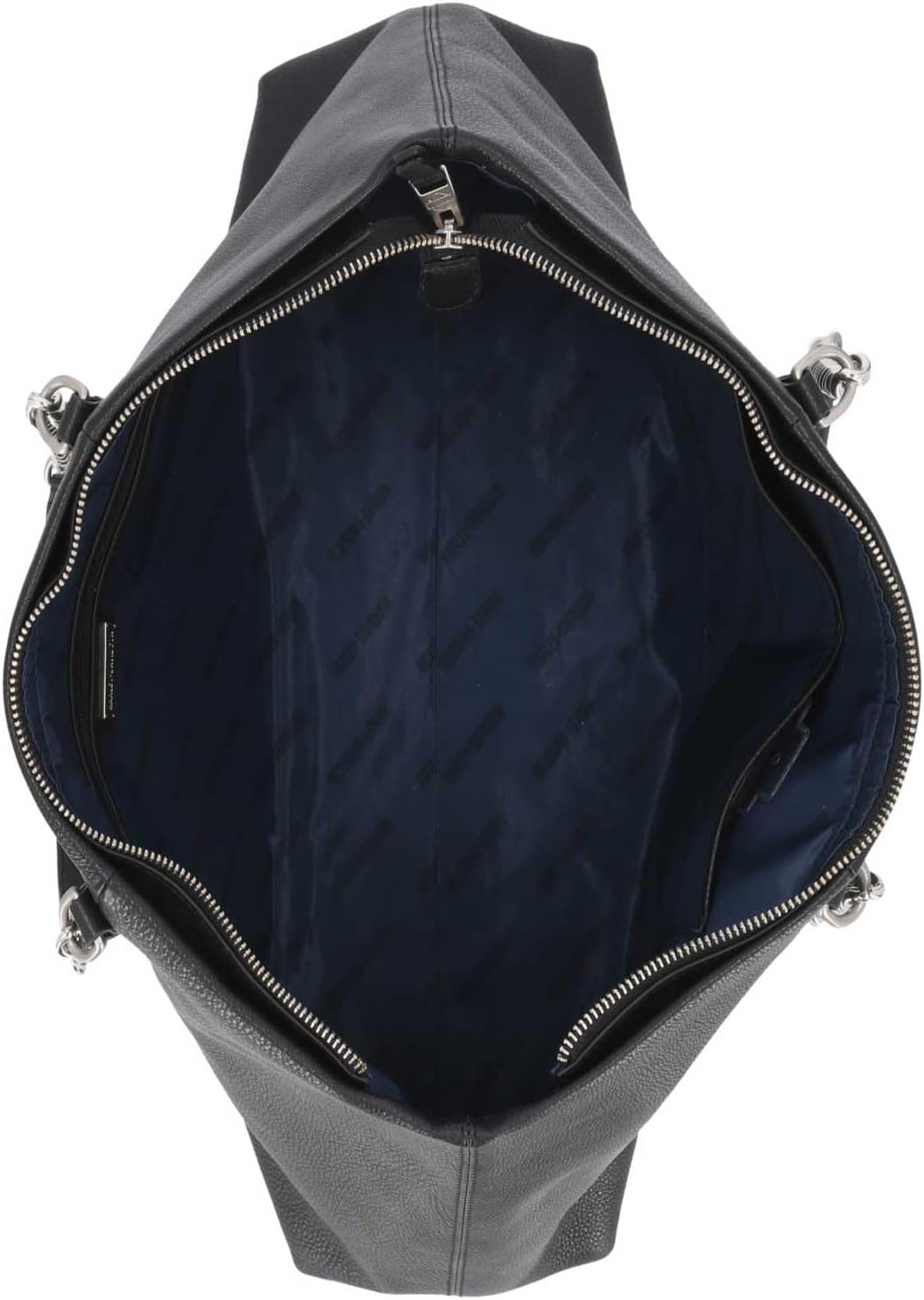 Harley-Davidson Women's Bar & Shield Leather Chain Satchel Purse - Black