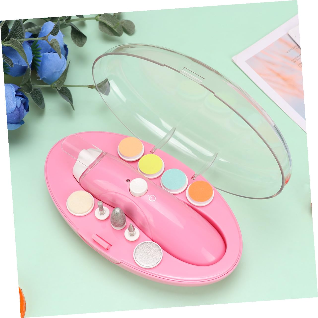 UPKOCH 1 Juego Cortaúñas Para Bebé Cuidado De Las Uñas Bebe Equipo De Bebé Traje Infantil Cortauñas Para El Cuidado De Las Uñas Eliminación De Las Interferencias Rosa Recién Nacido Clavo