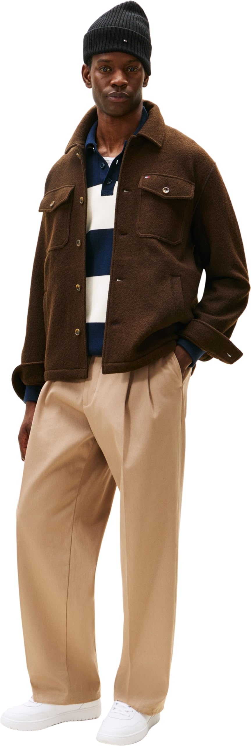 Tommy Hilfiger TH Basket Core Lite Lth Fm0fm05713, Basso Top Uomo
