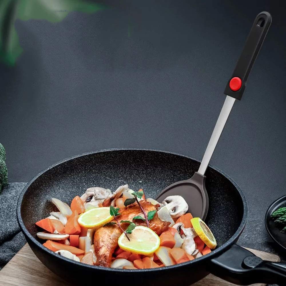 Espátula especial para utensilios de cocina antiadherentes Espátula de silicona Espátula para freír Cuchara Espátula de cocina Espátula resistente al calor Utensilios de cocina para el hogar