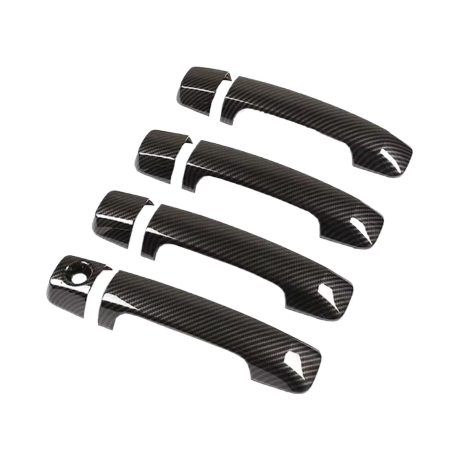 Rcuihgfb 4Handle 1 Keyhole Door Handle Shell Compatible With Toyota For Tundra Xk50 2007-2021 Car Outer Door Handle Cover Trim Protector Styling Accessories Stickers Set(4Handle 1 Keyhole)