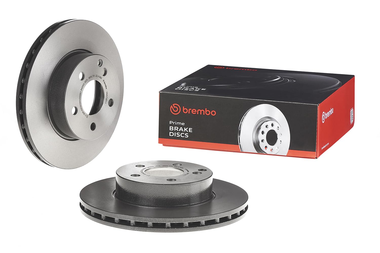 Brembo 09.A736.11 - Disco Freno con Verniciatura UV (Set di 2) - Anteriore