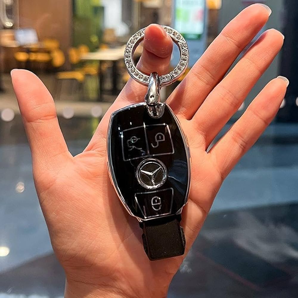 Amazon.co.jp: メルセデスベンツ スマートキーケース キーリング