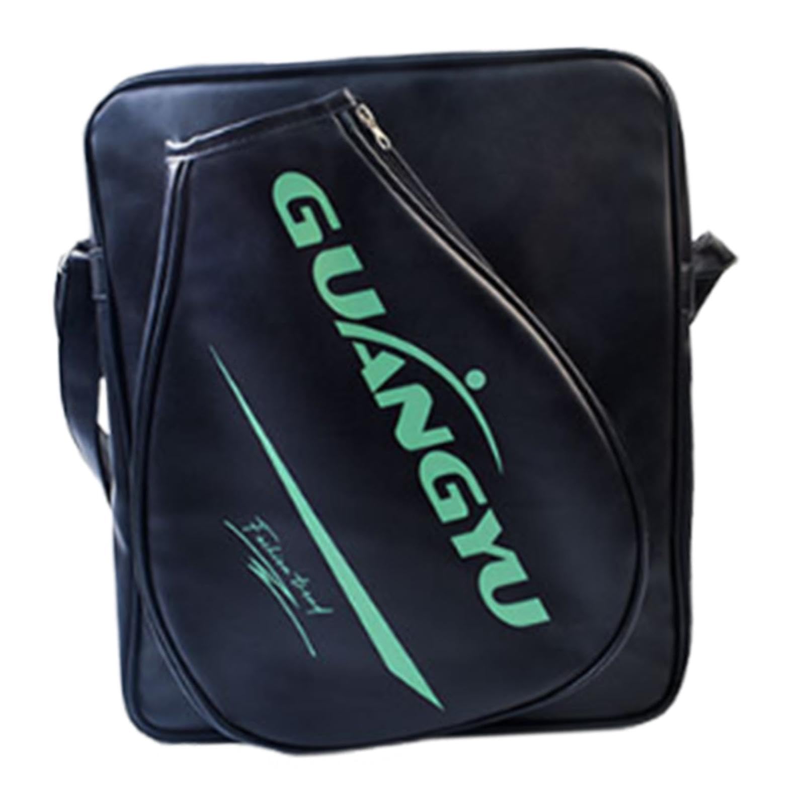 Badminton Racket Bag for Women Men Smooth Zipper Player Outdoor Shoulder Bag Black| Sports Equipment | Outdoor Sports Gear | Exercise Gear-picture-20