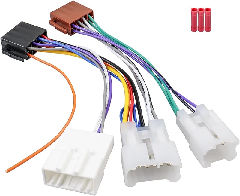 16Pin Radio Wiring Harness for Toyota Wire Adapter No JBL | ISO Car Stereo Harness Kit 20Pin SWC Connector Compatible with RAV4 Camry Corolla Tacoma Tundra 4Runner Prius Sienna Sequoia