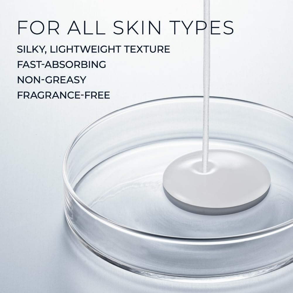 RoC Hydration+ Hyaluronic Acid Serum for Face, Hydrating, Plumping, Fragrance Free, Lightweight Formula with Collagen Proteins (1 Ounce) with Retinol Eye Cream Packette - Image 4