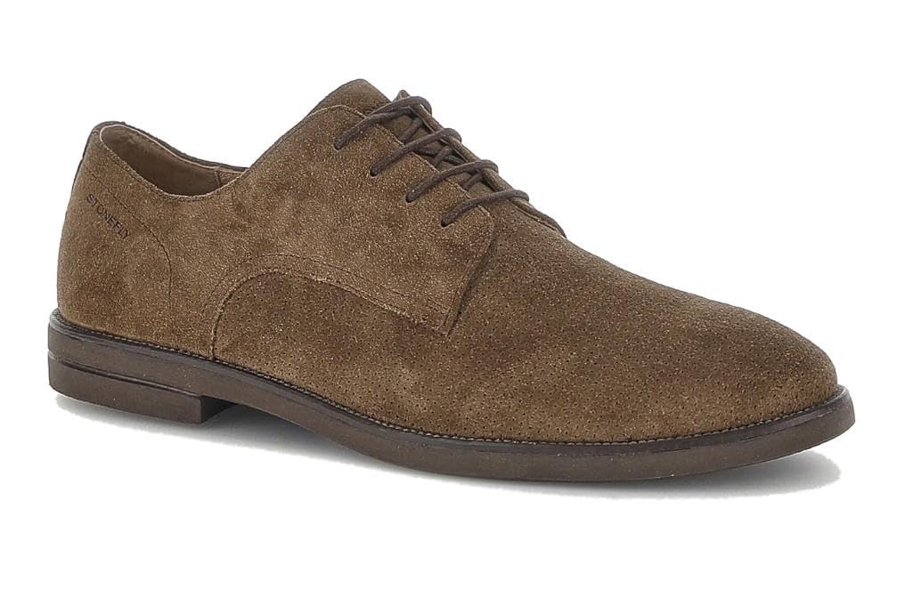 Scarpe con Lacci Calvin 2 Stonefly 223447 Scarpe Derby in marrone Camoscio - Uomo