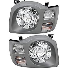 For Nissan Xterra Se Model Headlight 2002 2003 2004 Driver and Passenger Side Headlamp Assembly Replacement