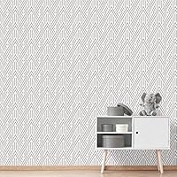 Wall Mural Geometric Pattern Removable Self-Adhesive Wallpaper Wall Decoration for Bedroom Living Room - 66x96 inches