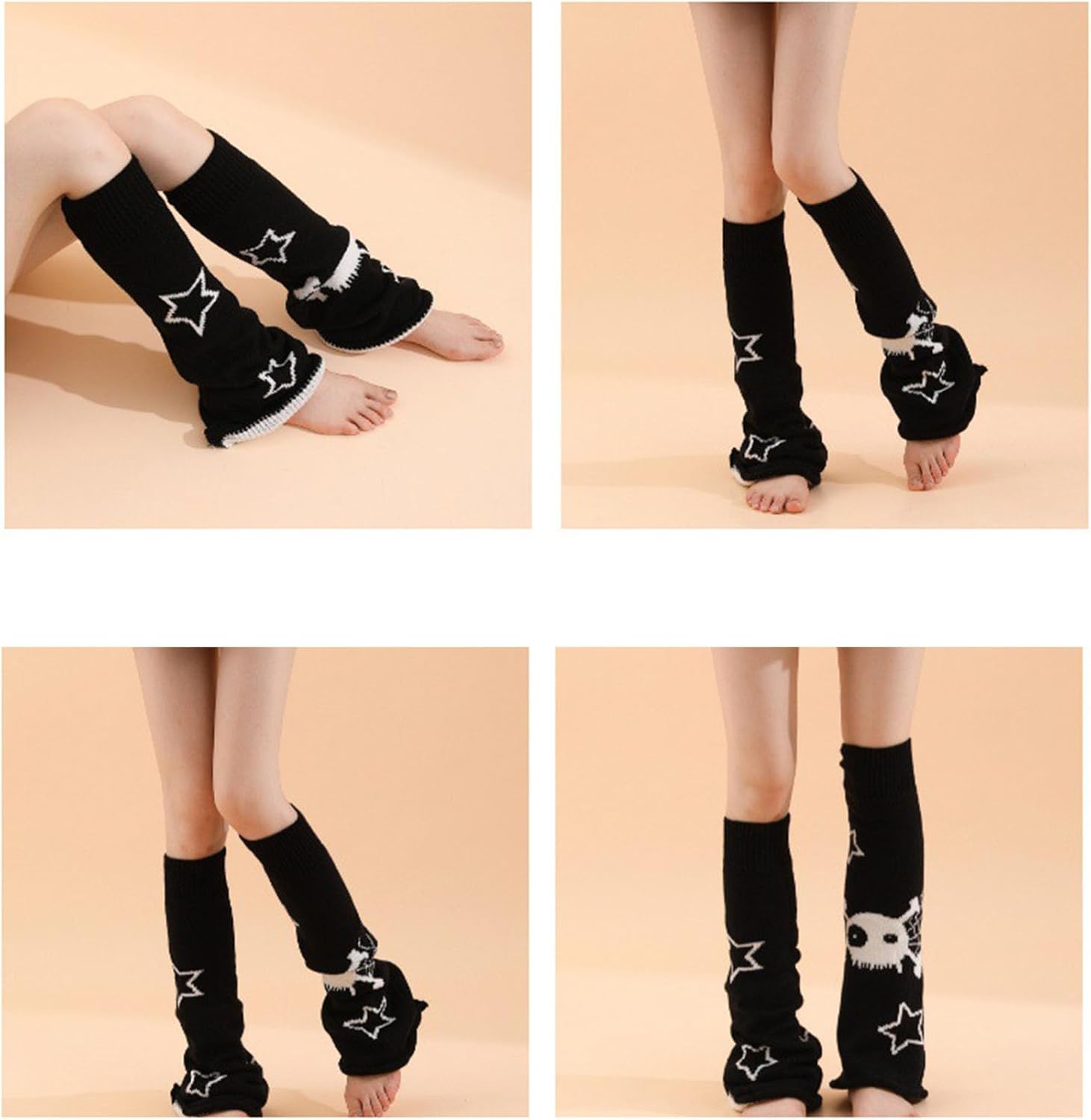 Leg Warmers for Women Winter Leg Warmers Y2k Cute Knit Long Socks for Girls