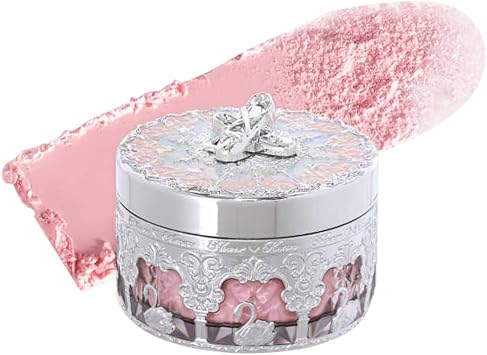 Flower knows Swan Ballet Series Powder, Powder, Oil Control, Makeup Holster, Matte