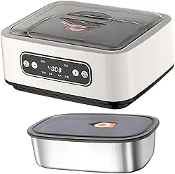 DimyFew Máquina de Iogurte Elétrica em aço Inoxidável para Casa, sem copo