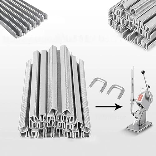 Cortadora de salchichas U 5 cajas tipo U 506 clips de salchicha, 20000 piezas en forma de U para cortadora de salchichas manual en forma de U